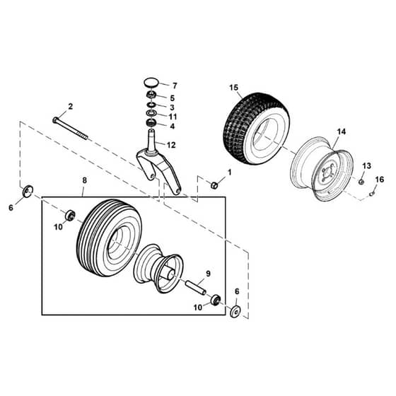 John Deere Z950R - PC11782 - Tire - ST742248