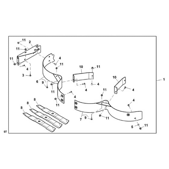 John Deere Z950R - PC11782 - Mulch Kit - ST747230