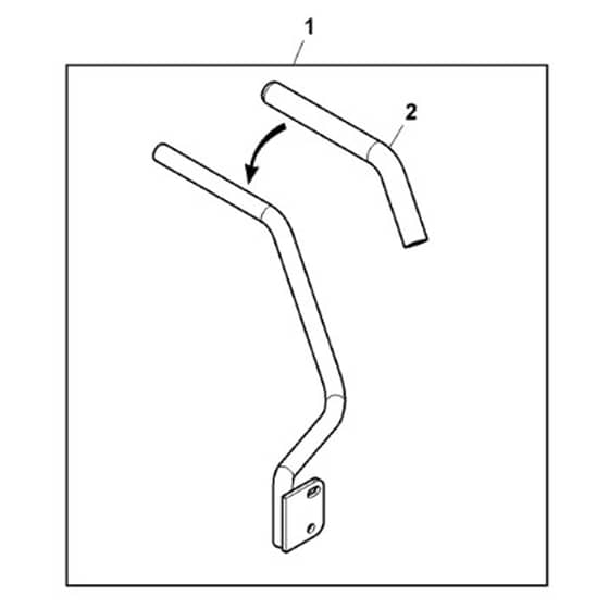 John Deere Z950R - PC11782 - Steering Lever - ST901081