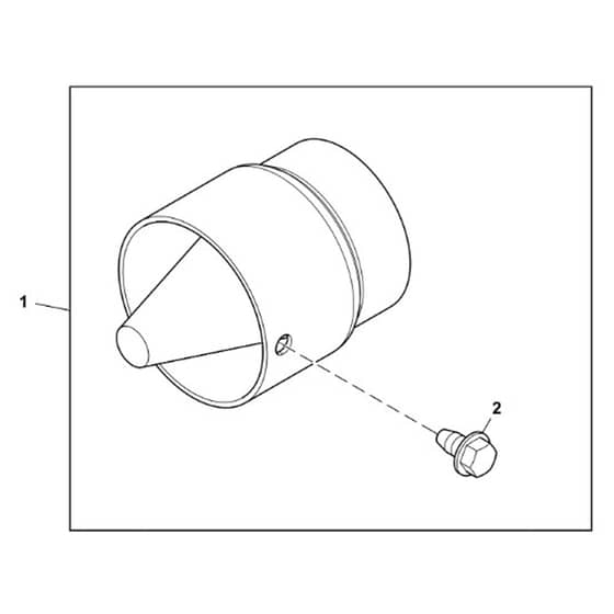 John Deere Z950R - PC11782 - Spark Arrestor - ST901084