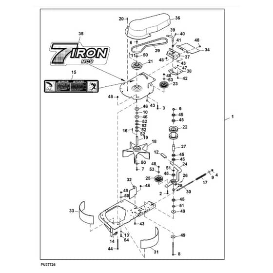 John Deere Z950R - PC11782 - Blower Housing - ST901399