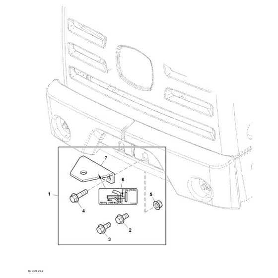 John Deere Z950R - PC11782 - Hitch Kit - ST901497