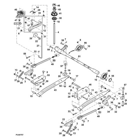 John Deere Z950R - PC11782 - Lift Linkage - ST940048