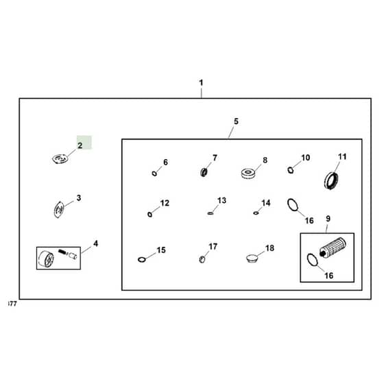John Deere Z950R - PC11782 - Repair Kit - ST954889