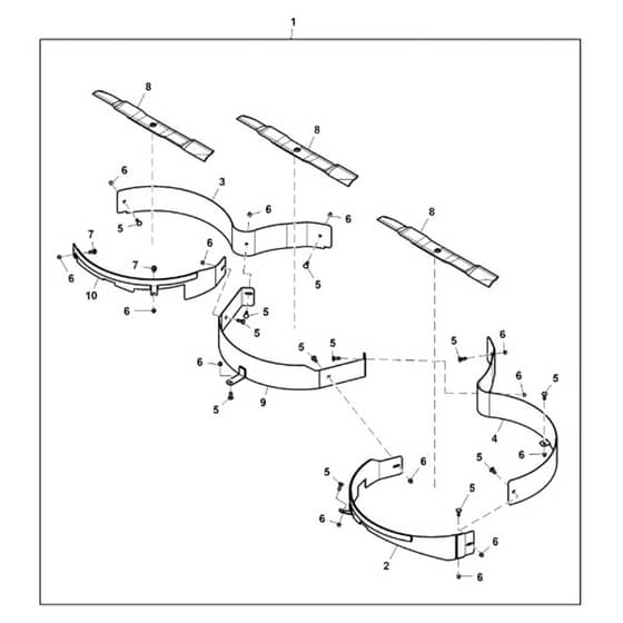 John Deere Z994R - PC13622 - Mulch Kit (100001 - ) - ST1064832