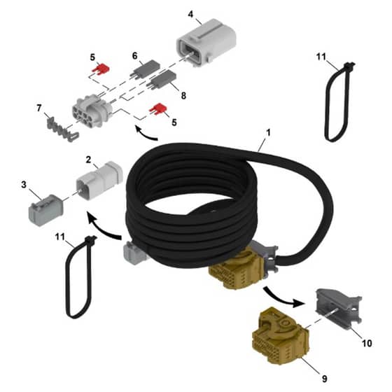 John Deere Z994R - PC13622 - Telematics Wiring - ST2147788