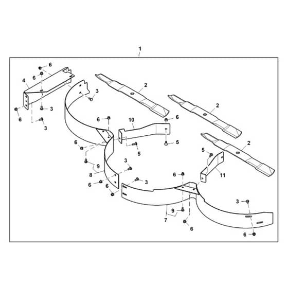 John Deere Z994R - PC13622 - Tricycler Mulch - ST901391