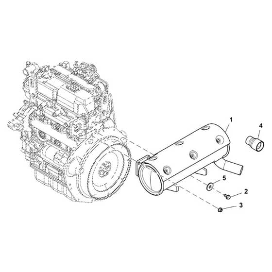 John Deere Z994R - PC13622 - Muffler - ST939849
