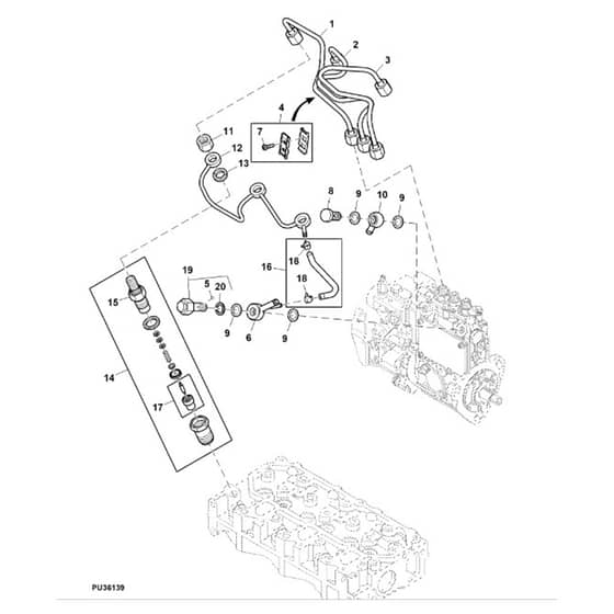 John Deere Z994R - PC13622 - Fuel Injection - ST940499