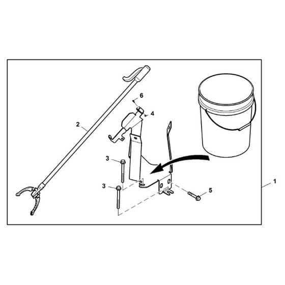 John Deere Z994R - PC13622 - Trash Receptacle - ST946927