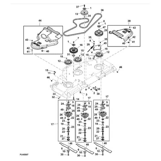 John Deere Z997R - PC12156 - Belt (070001 - ) - ST1013758