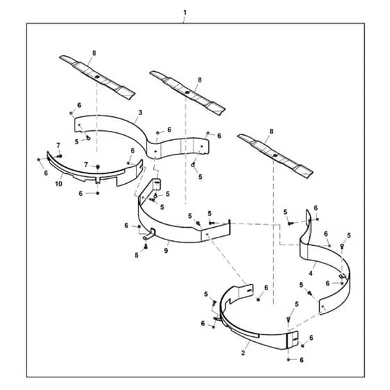 John Deere Z997R - PC12156 - Mulch Kit (070001 - ) - ST1013772