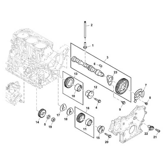 John Deere Z997R - PC12156 - Camshaft - ST769548