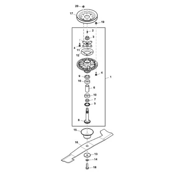 John Deere Z997R - PC12156 - Spindle ( - 020000) - ST778314