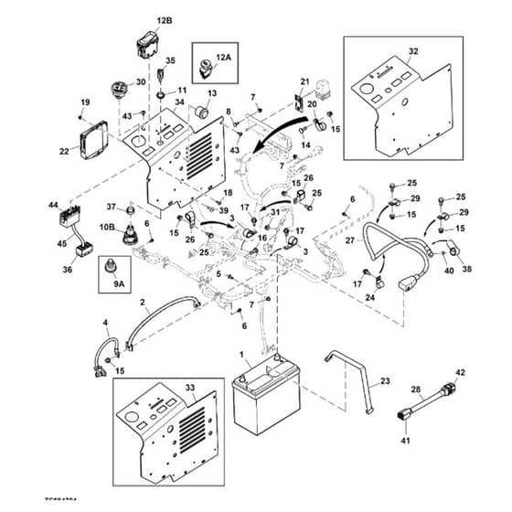 John Deere Z997R - PC12156 - Battery - ST778575