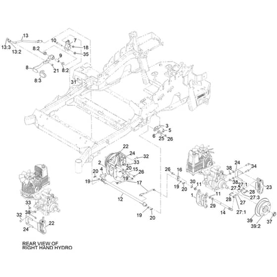 Toro Z Master 122cm - 72902TE (411000000 - 412199999) Park Brake