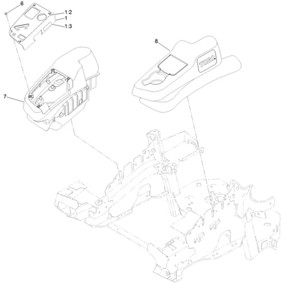 Toro Z Master 122cm - 72902TE (412200000 - 999999999) Console