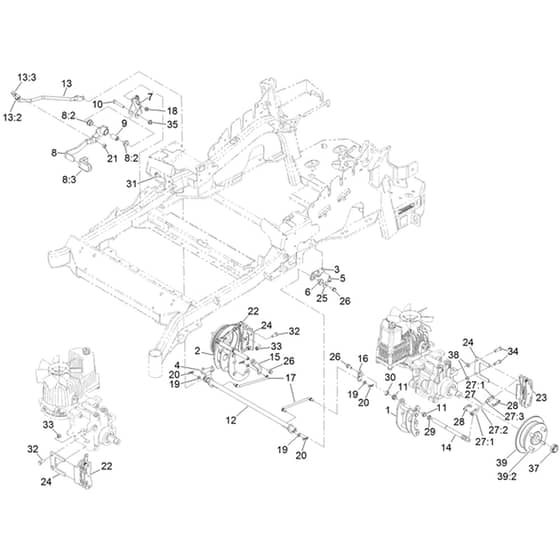 Toro Z Master 122cm - 72902TE (400000000 - 410999999) Park Brake