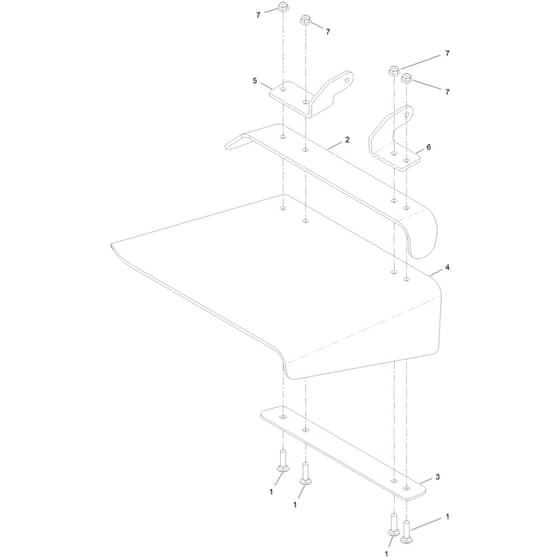 Toro Z Master 122cm - 74048TE (416000000 - 416999999) Deflector No. 144-2635