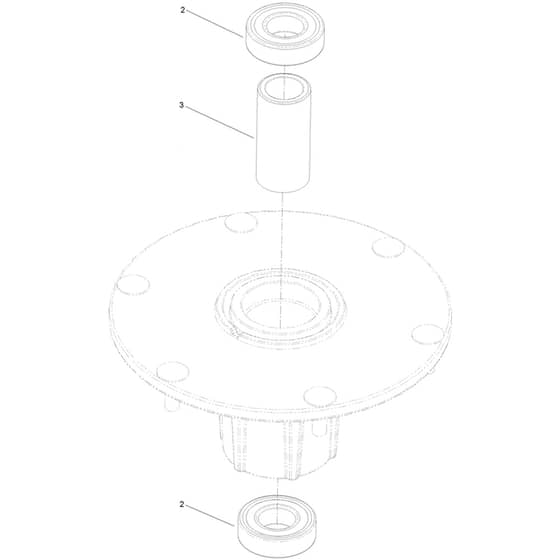 Toro Z Master 122cm - 74048TE (418029516 - 420199999) Spindle No. 137-9780