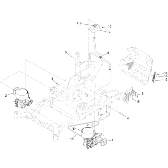 Toro Z Master 122cm - 74048TE (408767852 - 408906416) Hydraulic Drive