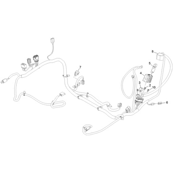 Toro Z Master 122cm - 74456TE (400000000 - 410019999) Harness No. 126-5803
