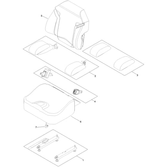 Toro Z Master 132cm - 74053TE (416400000 - 418030504) Seat No. 144-2631
