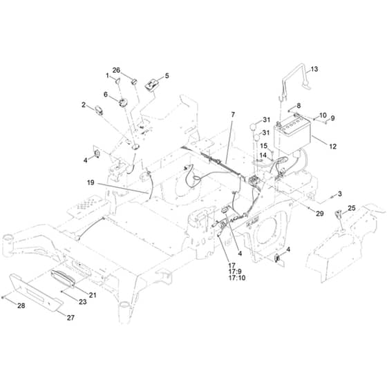 Toro Z Master 132cm - 74053TE (420000000 - 999999999) Electrical