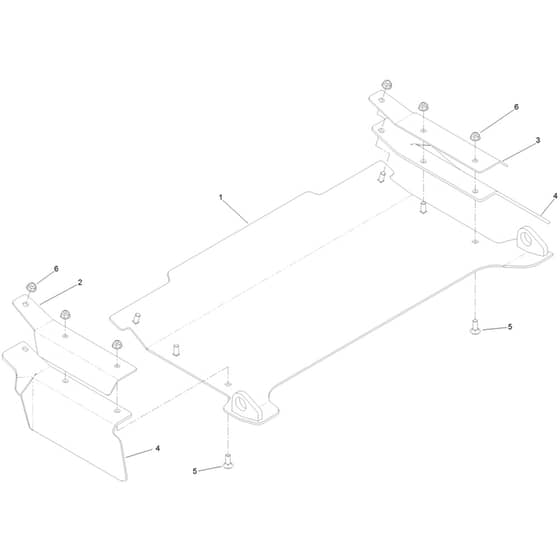 Toro Z Master 152cm - 72942TE (411000000 - 413999999) Discharge Tunnel No. 126-4930