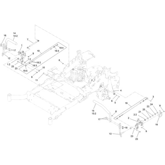 Toro Z Master 152cm - 72942TE (411000000 - 413999999) Motion Control