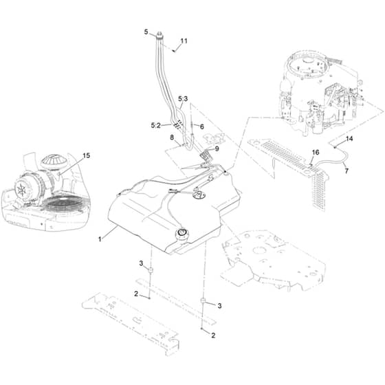 Toro Z Master 152cm - 72942TE (414000000 - 999999999) Fuel