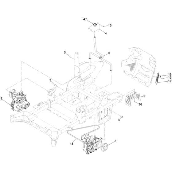 Toro Z Master 152cm - 74056TE (418031645 - 418290467) Hydraulic Drive