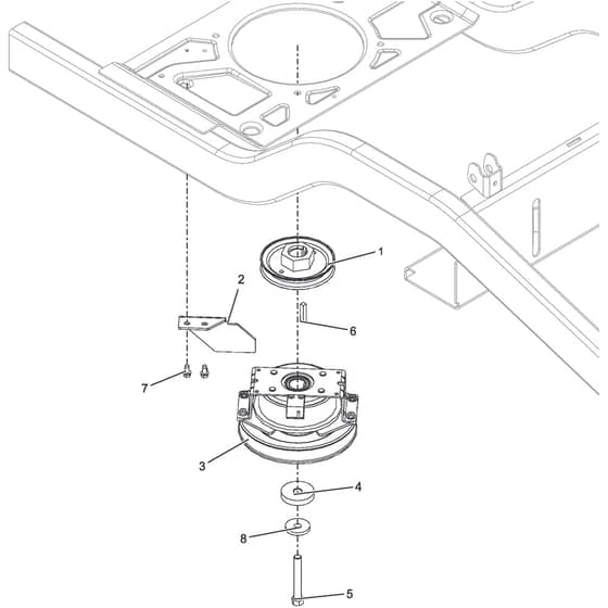 ZT 7132 T - 2019-2022 - 2F1020861/ST1 - Stiga Zero Turn Mower Clutch Diagram