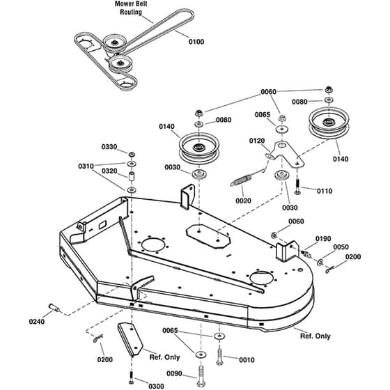 Snapper ZTX105 2691707-00 Clutch and Support Group