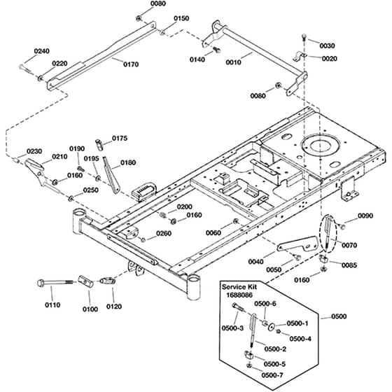 Snapper ZTX105 2691707-00 Lift Group