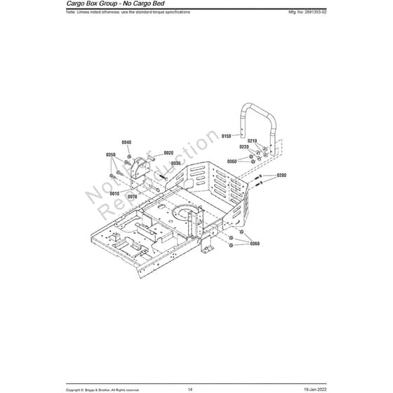Snapper ZTX250 2691353-02 Controls Group