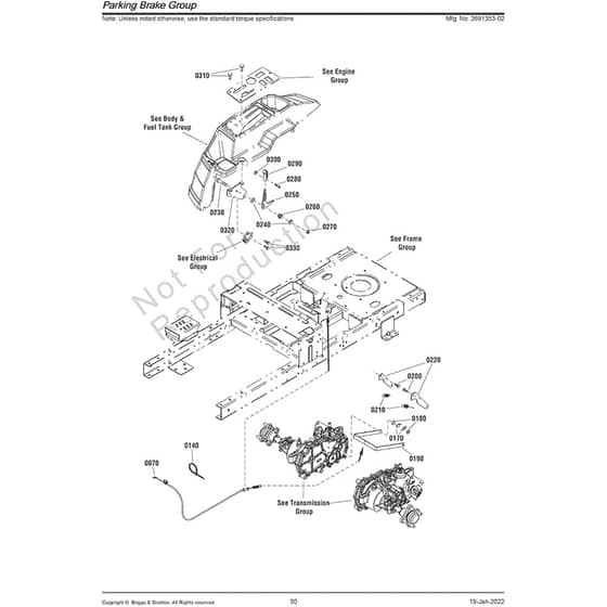 Snapper ZTX250 2691353-02 Seat Group