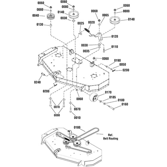 Snapper ZTX350 2691410-00 Clutch and Support Group