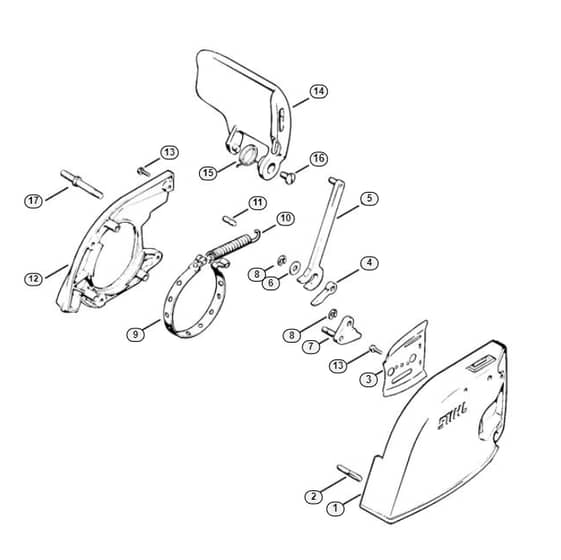 Stihl 045 Avrseq Chain Brake - E-Group