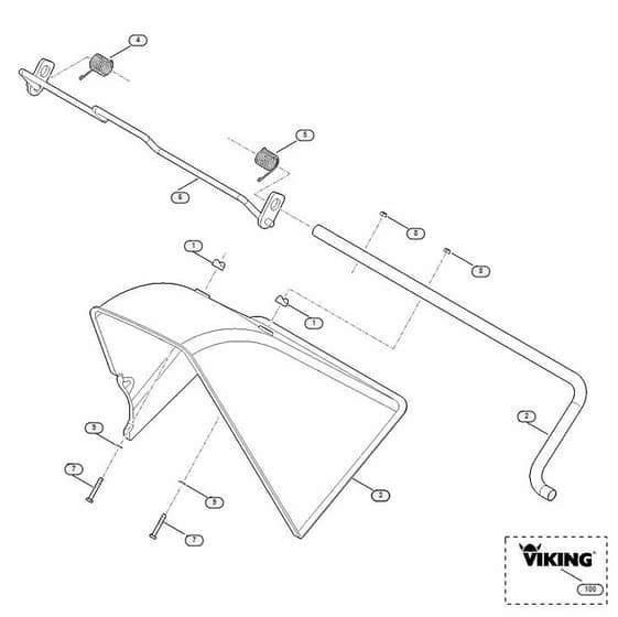 Genuine Stihl ADF400 Deflector / A - Deflector
