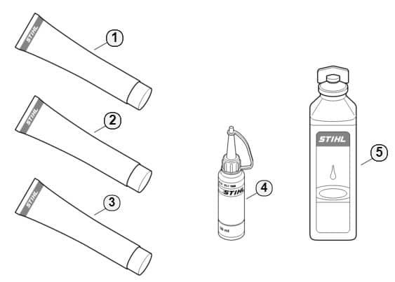 Genuine Stihl KM85 R / W - Miscellaneous lubricants and greases