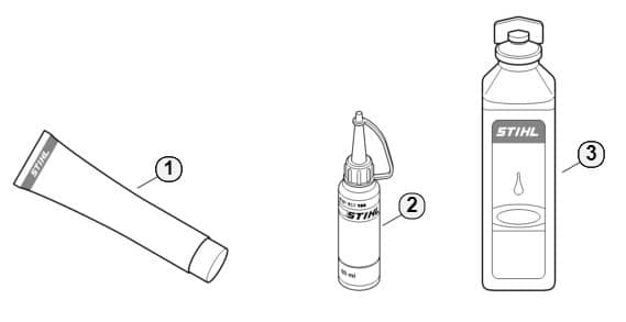 Genuine Stihl SR340 / O - Miscellaneous lubricants and greases