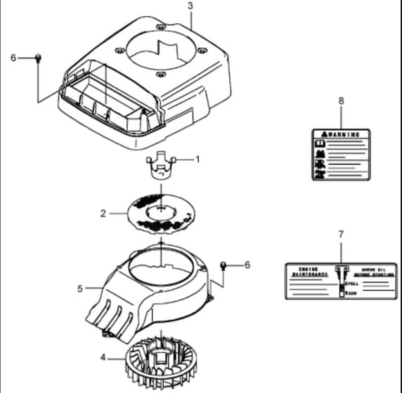 Hayter 21 Inch Heavy Duty - 455E (455E280000001 - 455E280999999) - Cooling Equipment Assembly