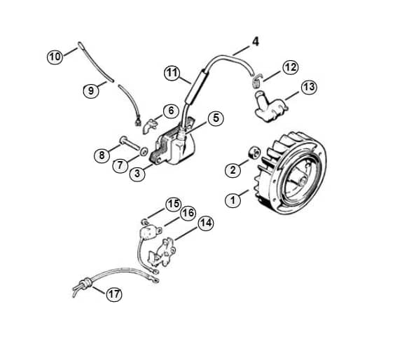 Stihl 038 Fb Ignition System - F-Group