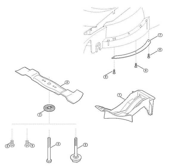 Genuine Stihl AMK045.0 / A - Mulching kit