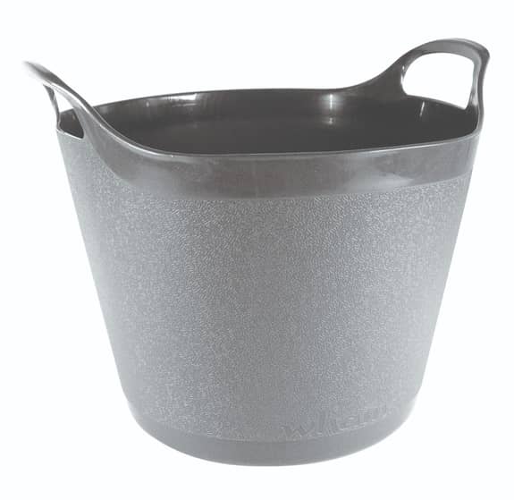 Town & Country 15L Round Flexi-Tub Graphite Grey - TCG8102