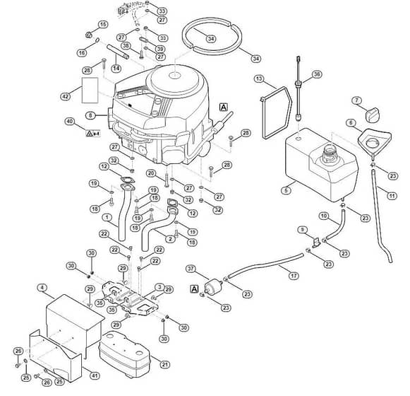 Genuine Stihl RT6127.0 ZL / H - Engine, tank