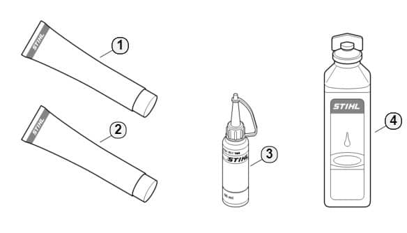 Genuine Stihl HT70 K / AM - Miscellaneous lubricants and greases