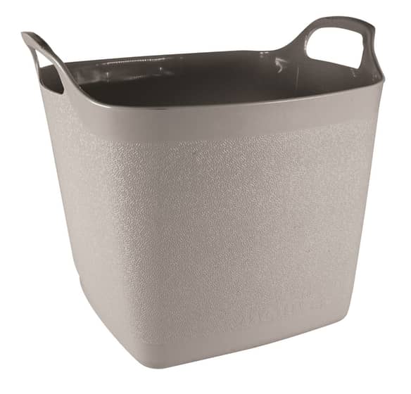 Town & Country 25L Square Flexi-Tub Soft Grey - TCG8115
