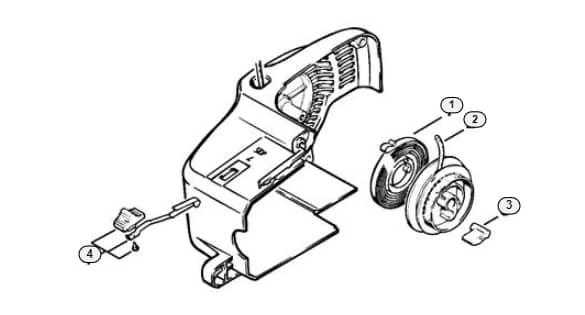 Stihl 010 Aveqz Rewind Starter - P-Group